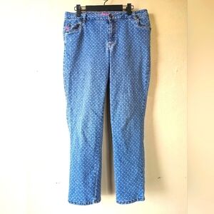 WOMAN WITHIN Polka Dot Jeans, So cute! 12W